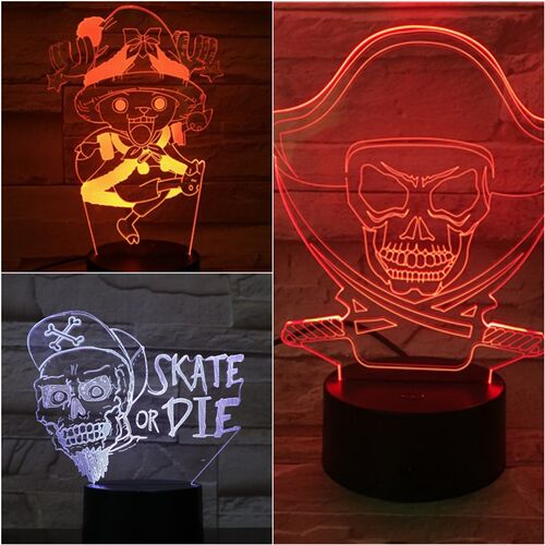 SB 3D LED Night Light ONE PIECE Multicolor RGB Tony Chopper
