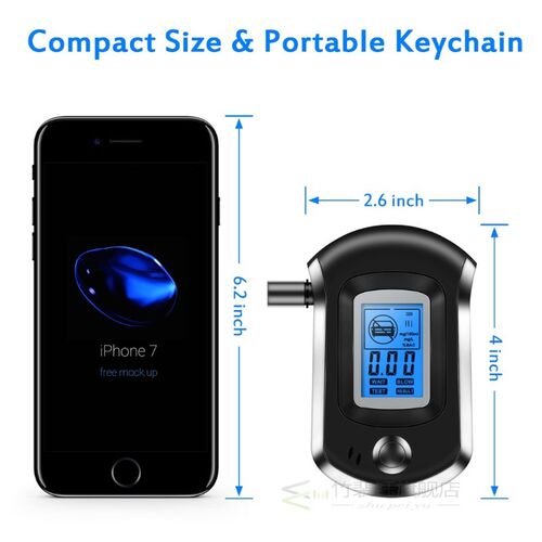 2020 New Digital Breath Alcohol Tester Mini Professional Pol