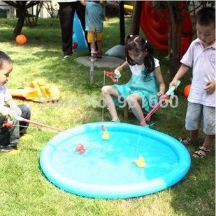 Party Game Pond 推荐 Includes Hook Duck Inflatable Fis