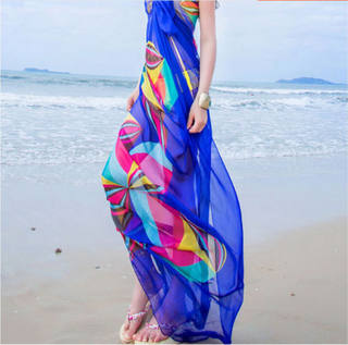 直销Pareo Scarf Women Beach SaronDgs Beach Cover Up Summer C