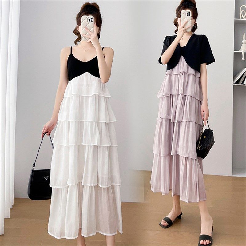 哺乳装夏季喂奶衣外出潮妈高级感网纱吊带孕妇哺乳连衣裙长裙套装,孕妇装/孕产妇用品/营养,哺乳衣/月子服,淘宝优惠券,粉丝福利购,淘宝优惠卷