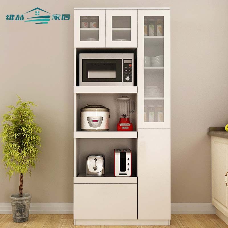 餐边柜现代简约厨房一体靠墙多功能柜微波炉烤箱电器柜家用实木板,住宅家具,餐边柜,淘宝优惠券,粉丝福利购,淘宝优惠卷