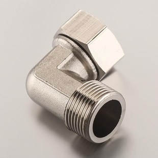 全铜弯头活接6分直角90度内外丝牙内丝DN20六分管件水管接头配件