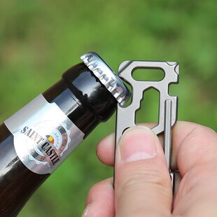 TC4 Titanium Outdoor Screwdriver snap hook Carabiner newest
