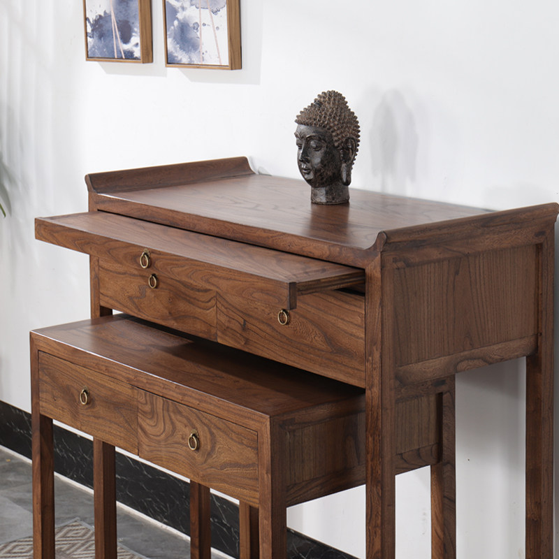 新中式供桌家用佛台经济型供奉桌 现代简约佛桌佛龛财神爷贡桌神