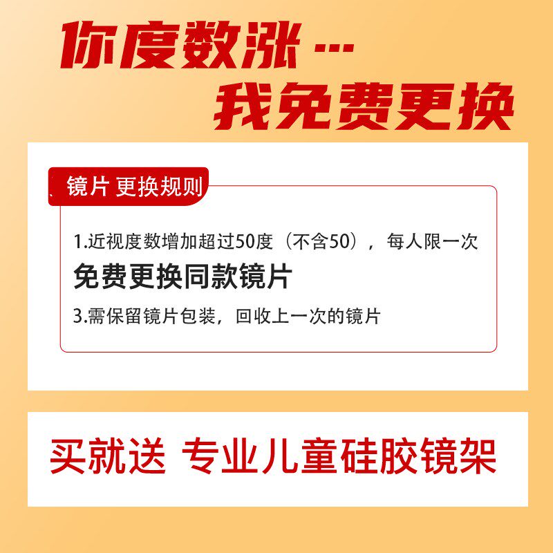 多点离焦防控近视眼镜片缓解控制儿童青少年度数长加镜片