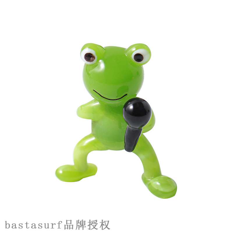 推荐Japanese hand-made animal ornaments hand made glass frog