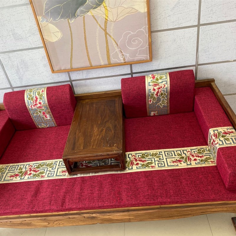 推荐中式古典红木沙发垫罗汉床坐垫实木家具圈椅垫 坐垫都可以定
