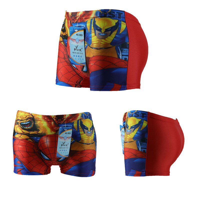 儿童泳裤夏季游泳裤温泉裤休闲三分沙滩裤独立包装印花新款