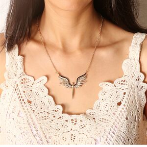 速发gel Wings Necklaces for Women Collar Colar Gift Girl Jew