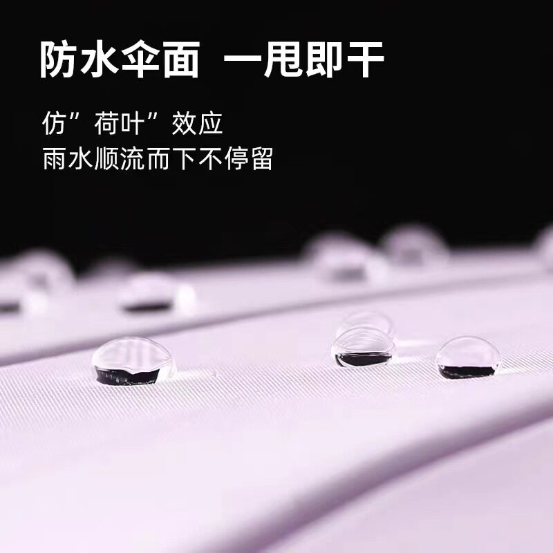 现货小清新16骨防水套雨伞女双人自动简约纯色长柄伞男暴雨直柄直