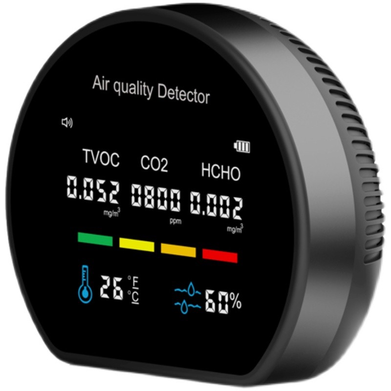 销空气质量检测仪家用新房甲醛检测室内装修污染空气测试仪温度厂