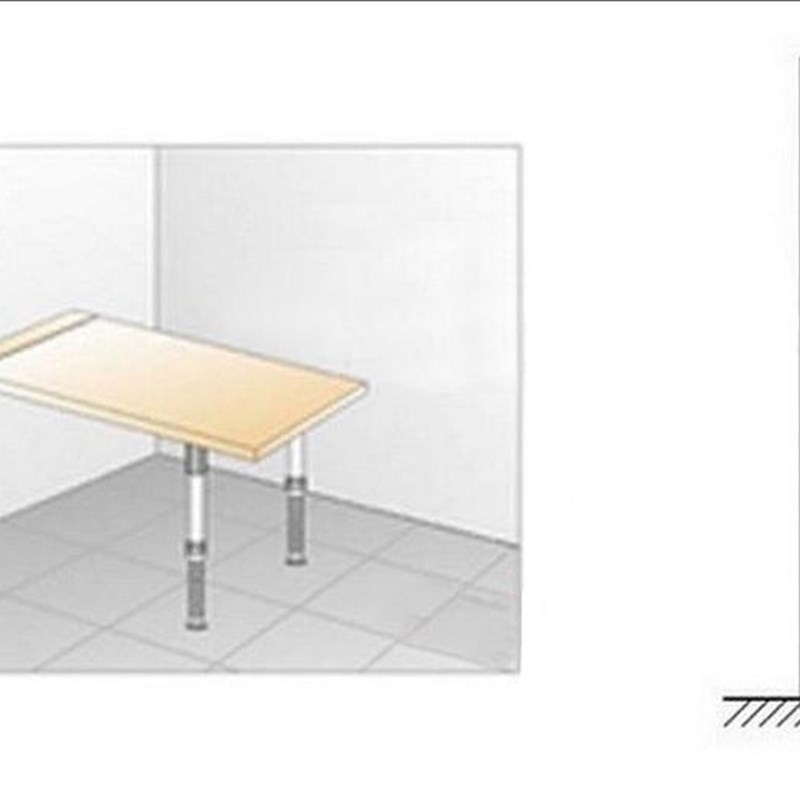 可伸缩折叠脚升降i折叠桌脚 吧台脚办公支撑腿架酒店餐桌91CM1.1