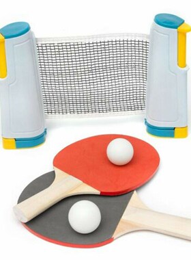 Table Tennis Net Portable Retractable Ping Pong Post Net Rac