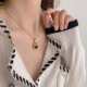 for Double Women Heart 新品 Vintage Sided Pendant Necklace