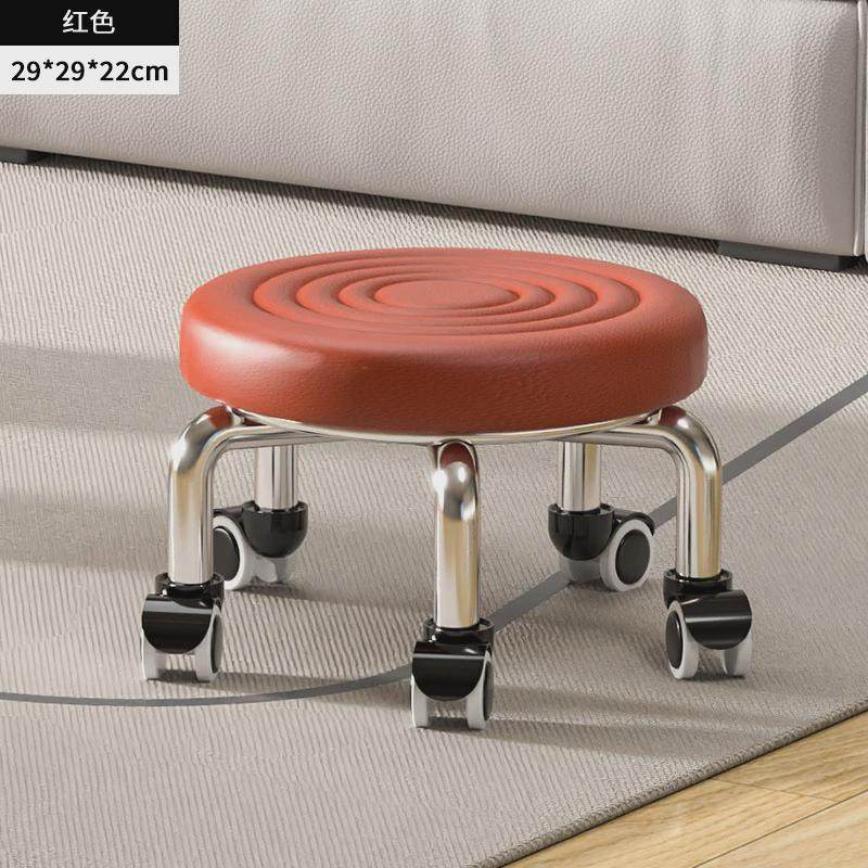 万向轮小凳子小板凳圆凳家用滑轮矮凳美甲儿童学步矮凳椅子美新款,住宅家具,万向轮凳,淘宝优惠券,粉丝福利购,淘宝优惠卷