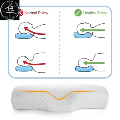 速发Memory Foam Pillow for Neck Pain Cervical Pillows 记忆棉