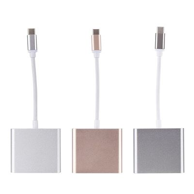 极速3 in 1 USB C Hub USB 3.1 Type C Male to HDMI PD USB 3.0