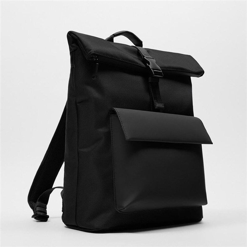 2023新款男包双肩包黑色尼龙学院风书包大容量休闲旅行电脑背包潮