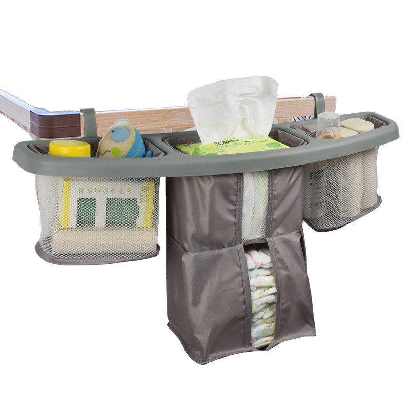 多功能婴儿床收纳袋挂袋床头尿布袋床边储物袋置物架大容量可水洗,婴童用品,尿布袋/床头挂袋,淘宝优惠券,粉丝福利购,淘宝优惠卷