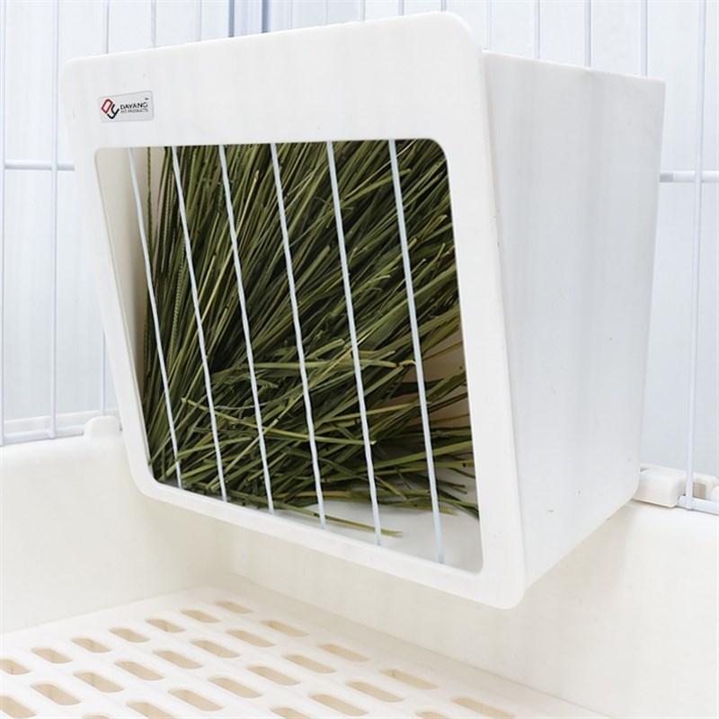 现货达洋5202新款内置兔草架用品可悬挂大容量防卡草兔子豚鼠荷兰