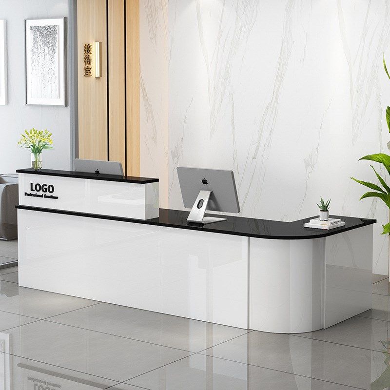 前台接待台吧台收银台店铺小型柜台办公桌圆弧水果店美容院便利店,商业/办公家具,操作台,淘宝优惠券,粉丝福利购,淘宝优惠卷