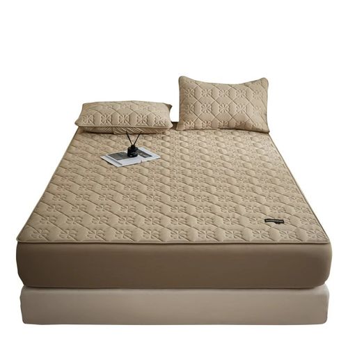 A类全棉水洗棉加厚夹棉床笠单件100纯棉床套床罩席梦思床垫保护罩