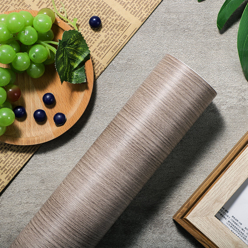 加厚浅灰木家具贴纸翻新自粘墙纸波音软片灰色木纹纸衣柜改色装饰,家居饰品,家具贴,淘宝优惠券,粉丝福利购,淘宝优惠卷