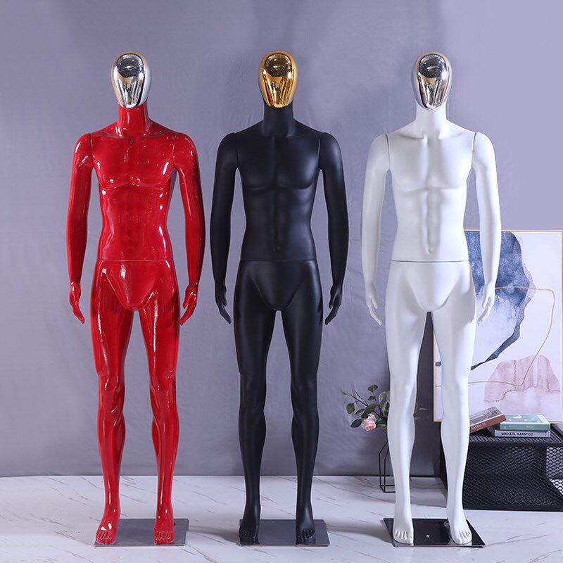 男女士模特全身白色黑色橱窗模特型男模特道具服装店模特假人架子