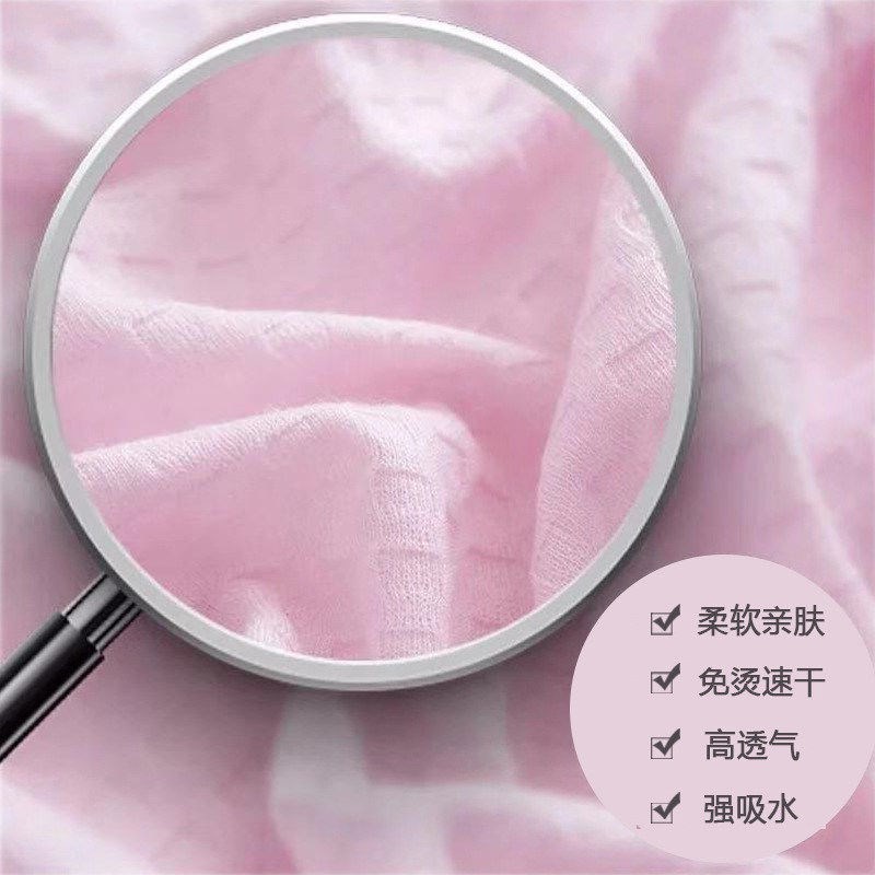 现货春秋加厚睡袍宽松华夫格男女浴衣美容院酒店浴袍春夏晨袍情侣