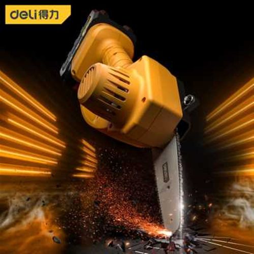 电锯切迷你小型厂促厂促品磨木工电链锯多功能割电动伐木锯家用角