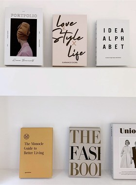 秘密卡车 ins风道具书假书杂志摆件服装店咖啡馆家居民宿装饰