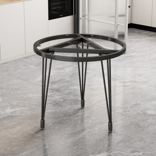 现货铁艺圆形大理石瓷砖木板茶几餐桌小边几洽谈桌会议桌桌腿支架