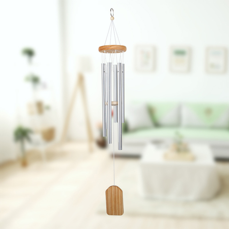 lver 6 Tube Wind CDime Chapel oells Wind ChimeWs hBor Wa