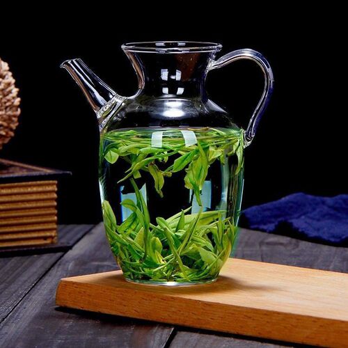 仿宋玻璃耐高g温绿茶泡茶器功夫小执壶煮茶壶过滤茶水分离茶具酒