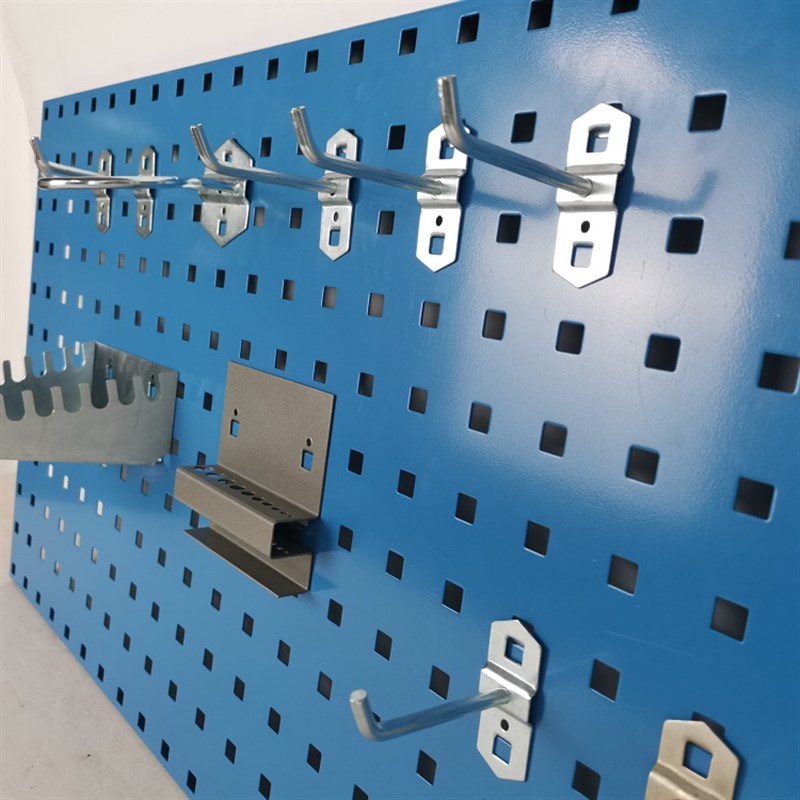 方孔五金工具墙挂板汽车维修店收纳层架洞洞板挂钩配件广州厂家i.