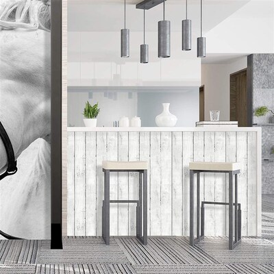 LCKYYJ Self-Adhesive Wood Peel and  Wallpaper Decor Wall Cov