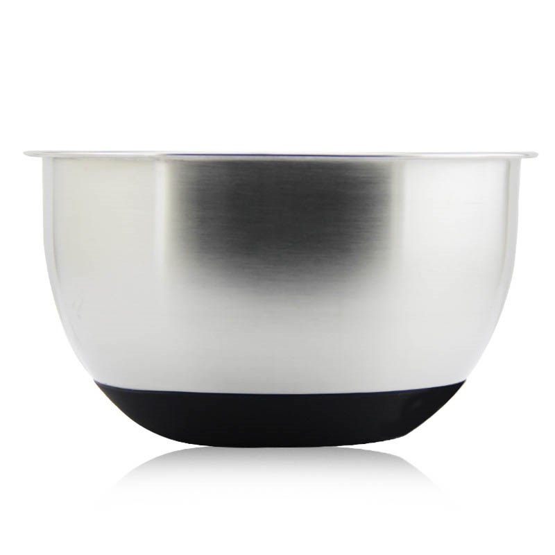 Stainless Steel Mixing Bowl 20/22/24cm Silicone Bottom Preve