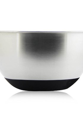 Stainless Steel Mixing Bowl 20/22/24cm Silicone Bottom Preve