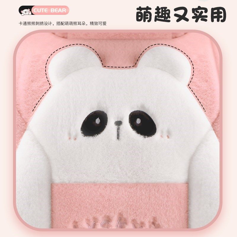 卡通熊网红汽车坐垫冬季保暖座套全包座椅套女神汽车坐垫毛绒座垫,汽车用品/电子/清洗/改装,通用座套/座垫,淘宝优惠券,粉丝福利购,淘宝优惠卷