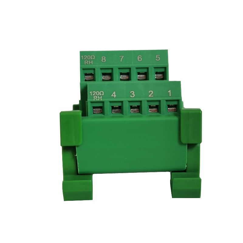 RJ45单双网口免焊 网络信号端子台 母头转接线转接板配PCB模组架