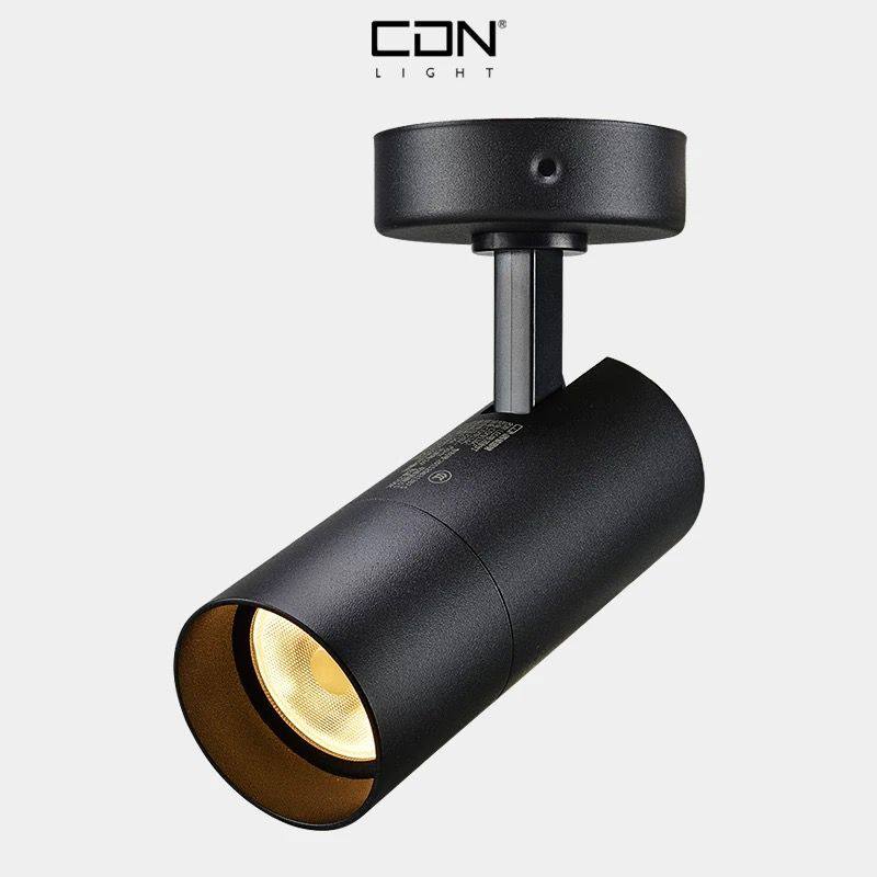 西顿 COB明装射灯无轨道吸顶式客厅背景墙服装店铺商用 cex9116c