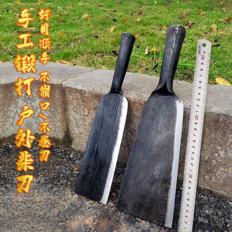 速发老式手工锻打柴刀破竹刀户外开路刀砍树特殊钢丛林篾刀农用军