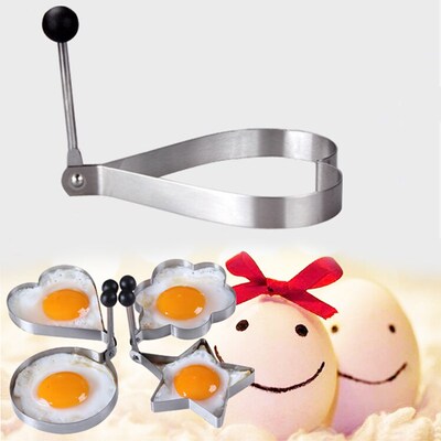 5 Shapes Can Choose Omelette Mould Device Egg Pancake Ring E