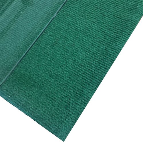 办公桌垫条纹绿色桌布玻璃板下绿色毛毡桌毯办公桌U面绿色养眼毡