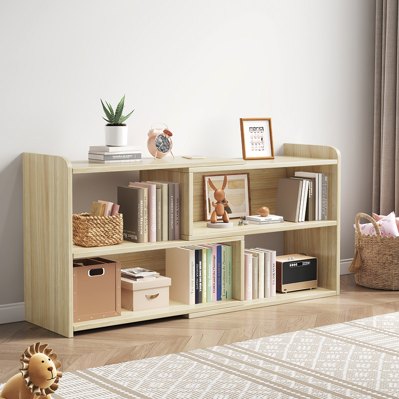 实木书架置物架落地书柜儿童书架收纳柜子简易架子客厅储物柜多层,住宅家具,书架,淘宝优惠券,粉丝福利购,淘宝优惠卷