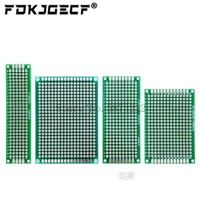 20pcs 5x7 4x6 3x7 2x8cm double Side Copper prototype pcb Uni