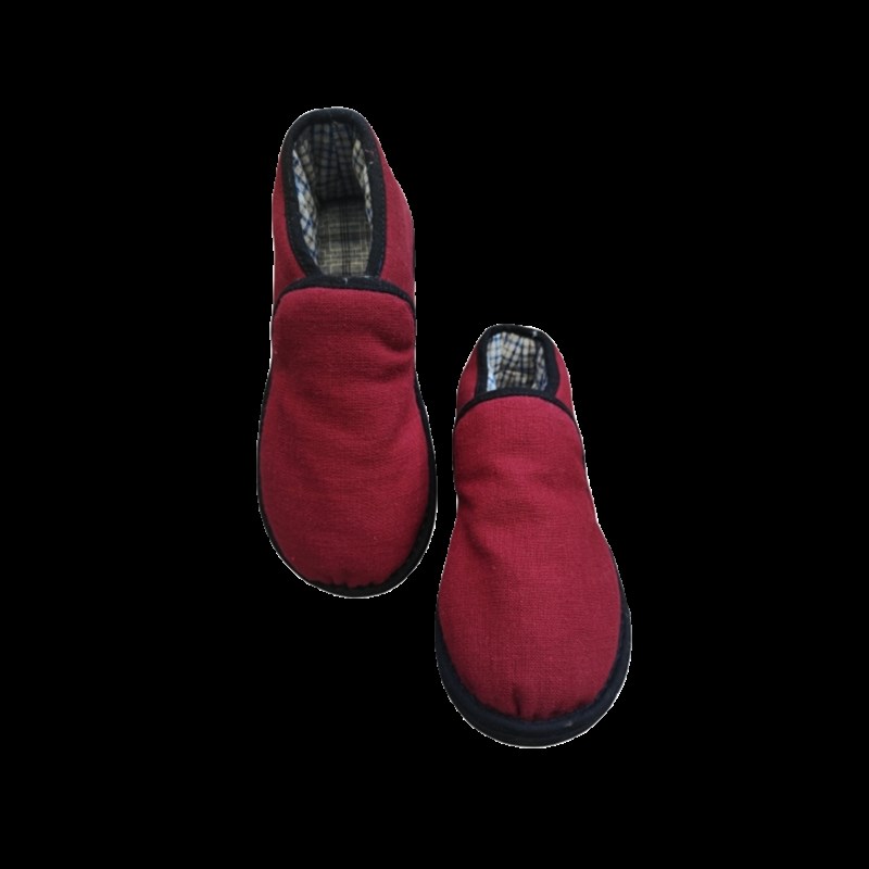 传统纯手工千层底面包款窝窝棉鞋女棉花瓤保暖透气不臭脚亚麻布料