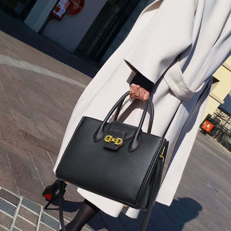 包包2025新款包包女秋冬黑色大包女大容量斜挎包高级感单肩手提包