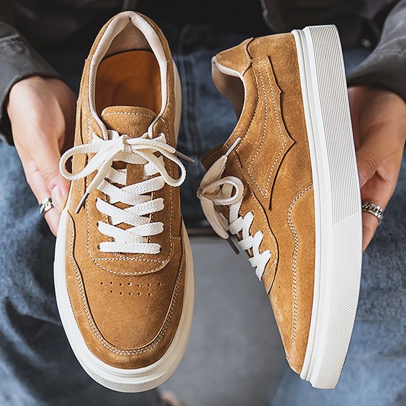 秋季特大码男鞋45复古休闲板鞋男款46加肥运动鞋47男士鞋子潮流48,流行男鞋,休闲板鞋,淘宝优惠券,粉丝福利购,淘宝优惠卷